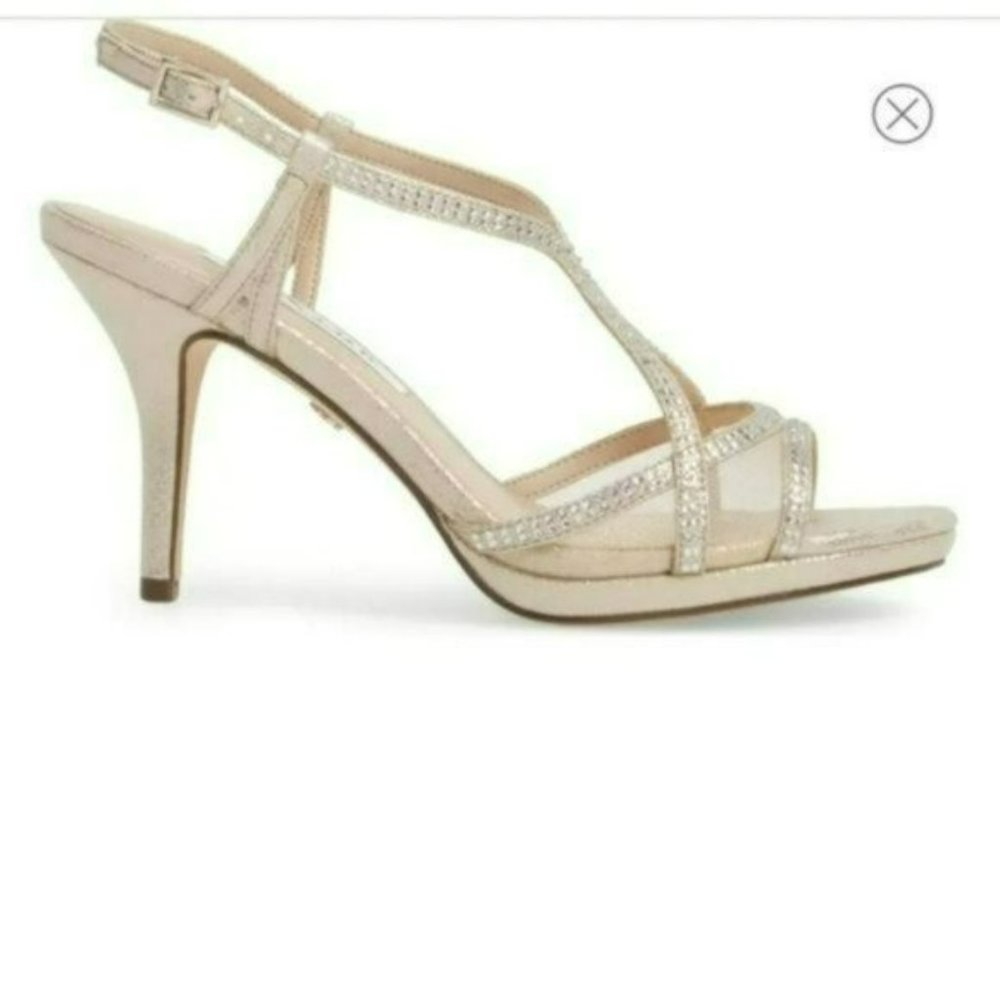 Nina Blossom Embellished Sandals -6.5 - Picture 5 of 10